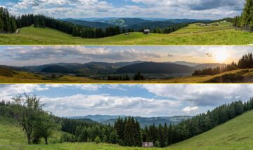 De la Mănăstirea Sucevița, prin pădure, 21 de kilometri, la Mănăstirea Moldovița