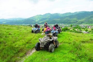 Cu ATV-urile pe Rarău