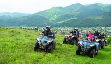 Cu ATV-urile pe Rarău