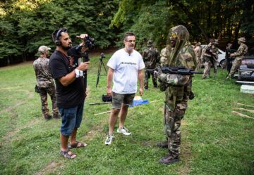 Am jucat airsoft în pădure la Ipotești