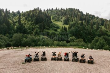 Cu ATV-urile pe Rarău