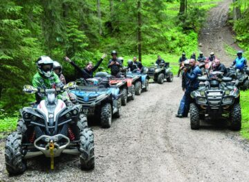 Cu ATV-urile pe Rarău