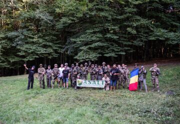 Am jucat airsoft în pădure la Ipotești