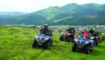 Cu ATV-urile pe Rarău