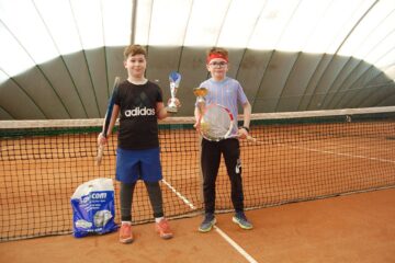 Finaliștii categoriei băieți 12 ani, Aris Anton și Ștefan Morari