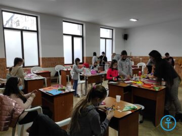 Atelier de mărțișoare pentru copii din Fălticeni