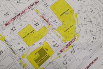 Distribuirea terenurilor eliberate de garaje – grădiniță și trei parcări rezidențiale