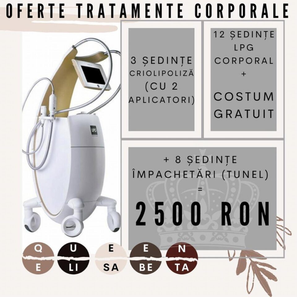 Oferte tentante la tratamentele corporale și faciale, la Salonul Queen Elisabeta