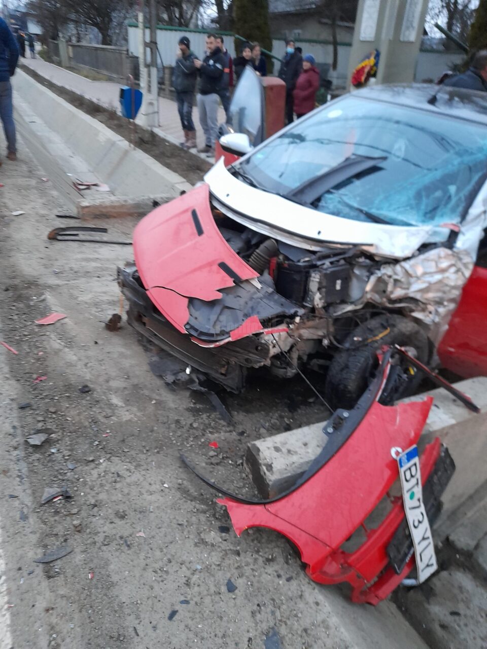 Accident la Salcea FOTO facebook Dumitru Dan