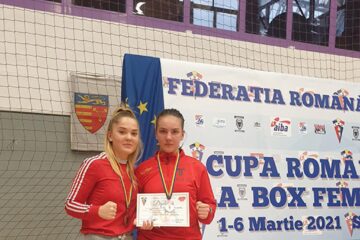 Daniela Maria Polonic și Alexandra Crihan au urcat pe podium la Cupa României