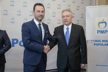 Liderul PMP Cristian Diaconescu și Marian Andronache