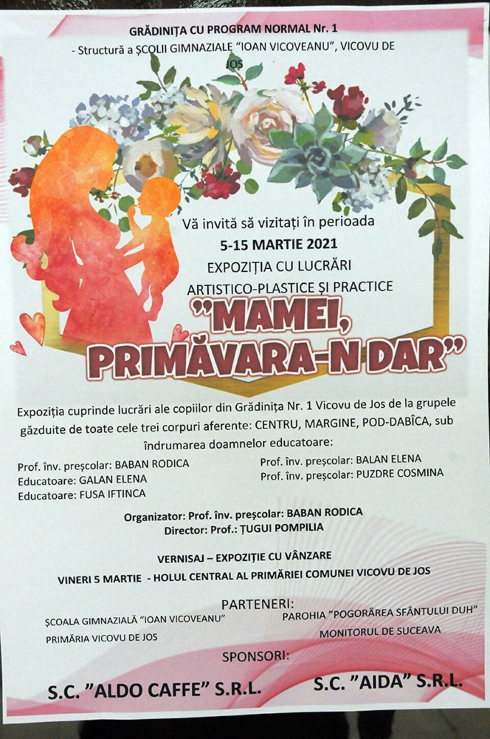 Emoții, poezii și lucrări dedicate mamei, alături de programul ”Citește-mi 100 de povești”, la Primăria Vicovu de Jos