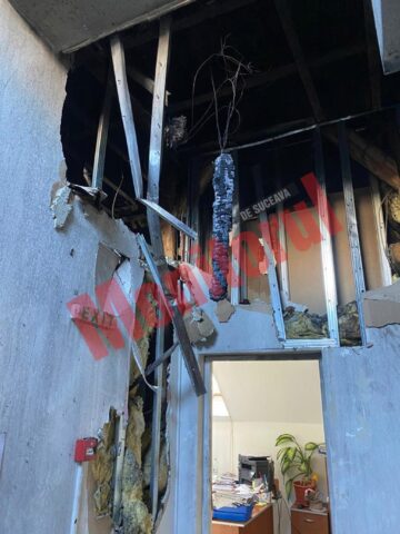 Imagini apocaliptice din interiorul Prefecturii Suceava după incendiul de sâmbătă