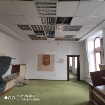 Imagini cu dezastrul din interiorul Palatului Administrativ