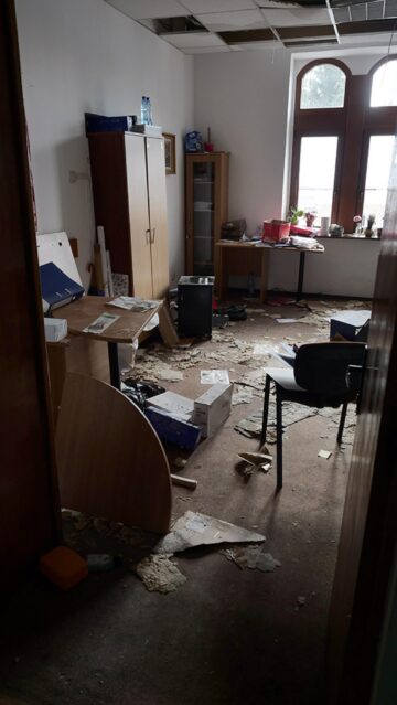 Imagini cu dezastrul din Palatul Administrativ Suceava. Întrebare cheie în anchetă: De ce nu au pornit senzorii de incendiu?