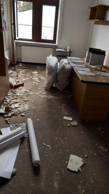 Imagini cu dezastrul din Palatul Administrativ Suceava. Întrebare cheie în anchetă: De ce nu au pornit senzorii de incendiu?
