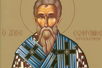 Sf. Ier. Sofronie, Patriarhul Ierusalimului