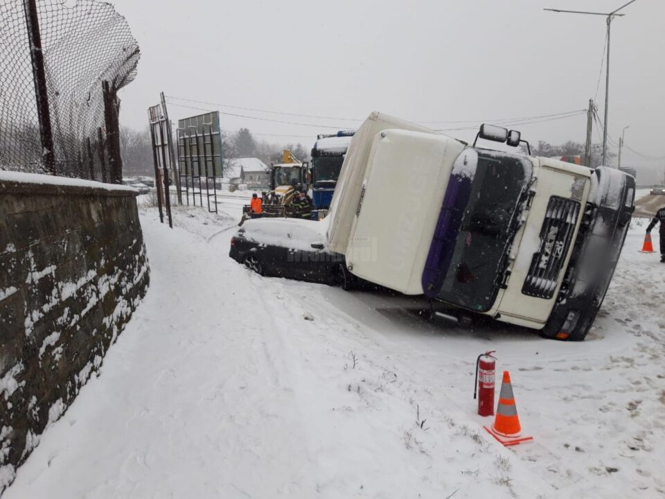 Carambolul de la intrarea în Fălticeni