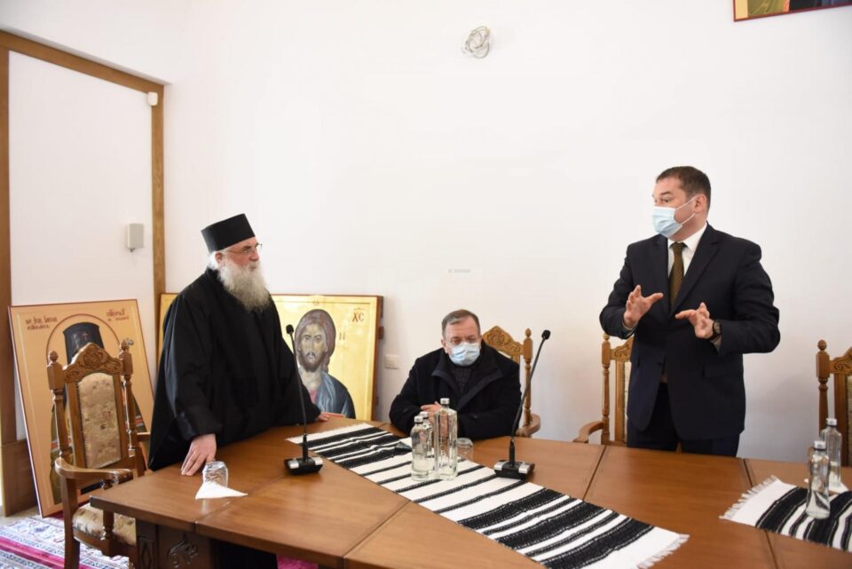 Attila-Zoltán Cseke a fost vineri la Mănăstirea Putna