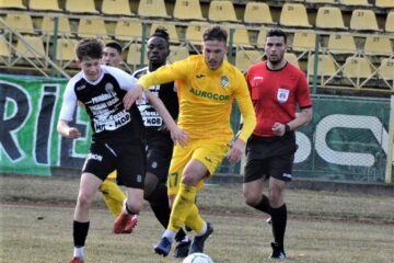 Sporting Juniorul Vaslui și Șomuz Fălticeni au remizat în primul meci oficial din 2021. Foto Cristi Lapa