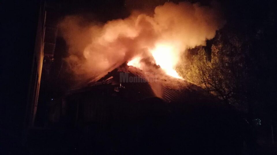 Incendiul de la casa din cartierul Burdujeni Sat