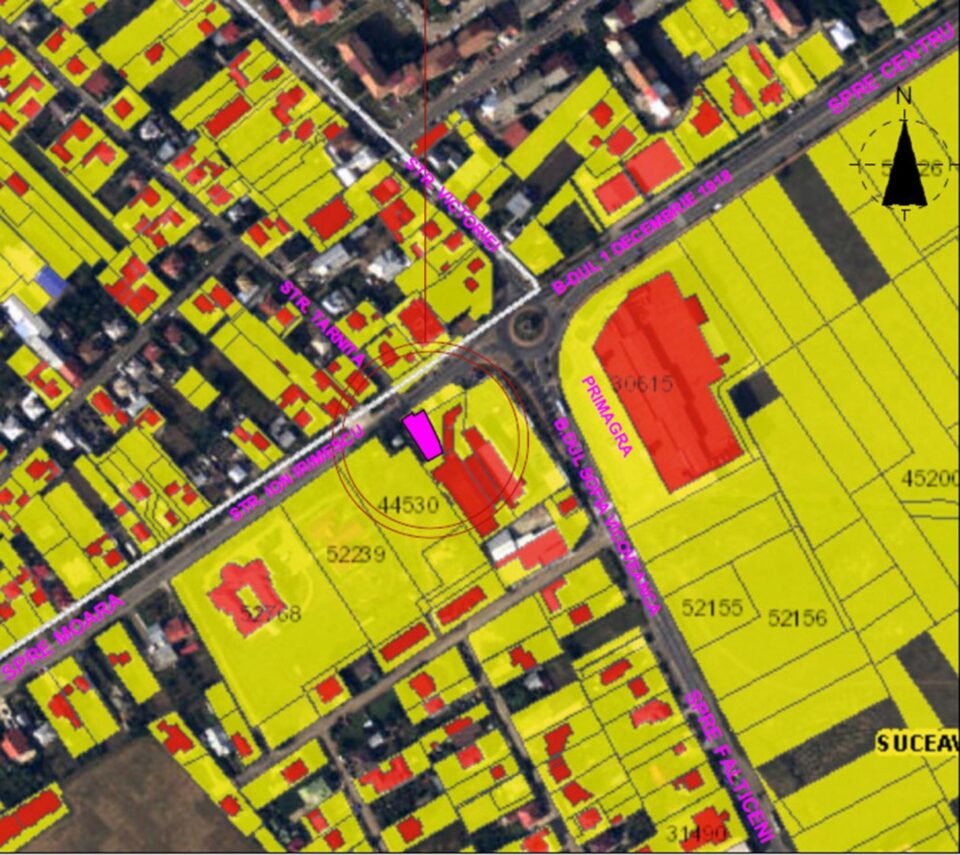 Un bloc de locuințe și spații comerciale urmează să fie construit la ieșirea din Suceava spre Moara, vizavi de fosta Galleria Mall
