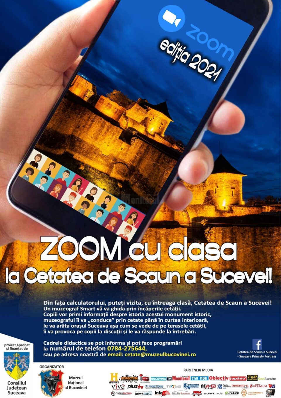 „Zoom cu clasa la Cetatea de Scaun a Sucevei”, proiect educațional muzeal
