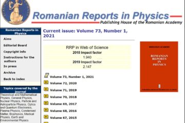 Articol bazat pe educația STEM, realizat de suceveni, publicat în revista românească cotată cel mai bine în domeniul fizicii, la nivel internațional