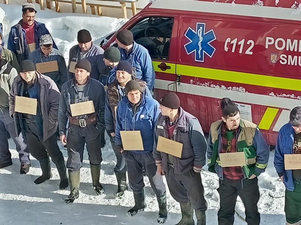Minerii protestatari au intrat în greva foamei