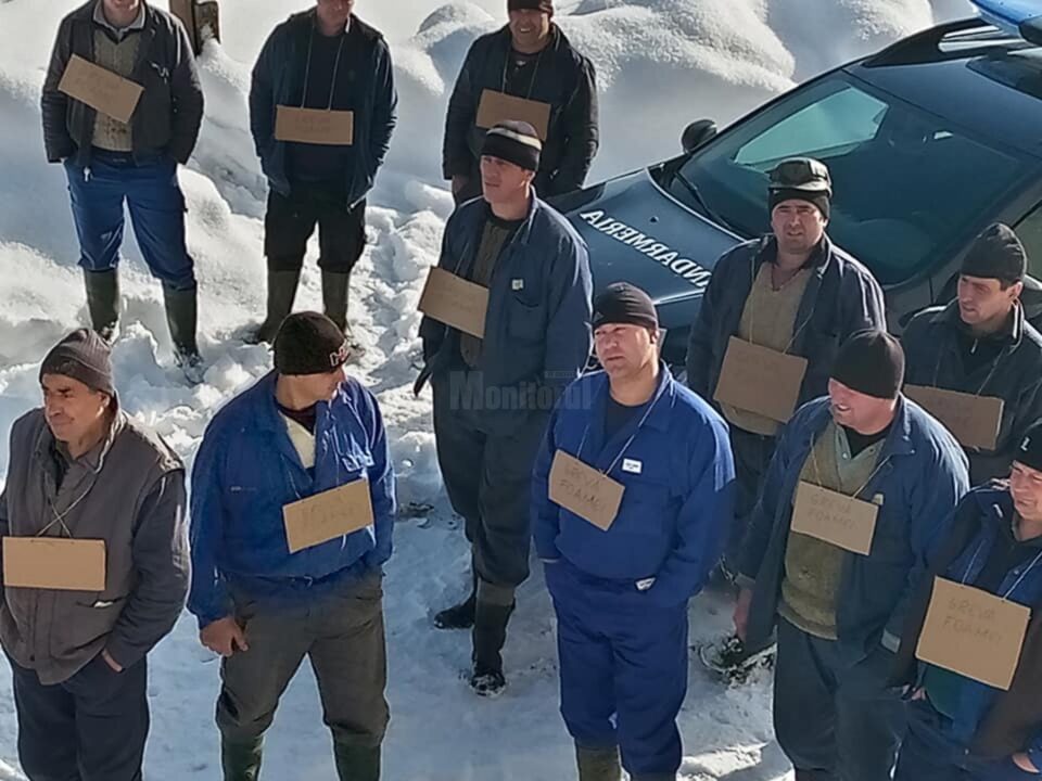 Minerii protestatari au intrat în greva foamei