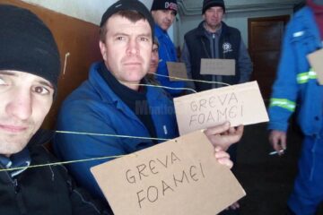 Minerii protestatari au intrat în greva foamei