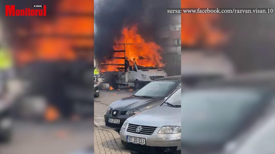 Autoutilitara a ars violent