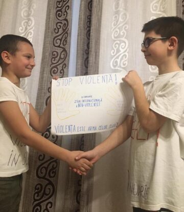 Copiii s-au implicat, au fost activi și creativi, au participat la numeroase activități educative vizând prevenirea agresivității