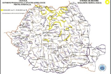 Cod galben de inundații pe râurile Suceava, Moldova și Bistrița