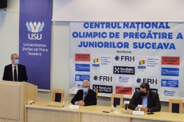 Centrul Național Olimpic de Pregătire a Juniorilor la handbal, oficializat la Suceava, prin vizita președintelui FRH, Alexandru Dedu