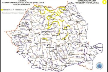 Cod galben de inundații pe râurile Suceava, Moldova și Bistrița