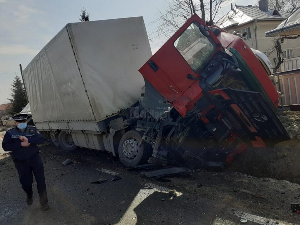 Accidentul produs joi pe E 85, la Grănicești