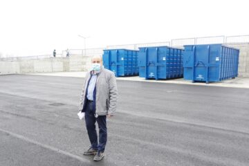 Vicepreședintele Consiliului Județean Suceava Cristi Crețu a inaugurat stația de transfer a deșeurilor din municipiul Fălticeni