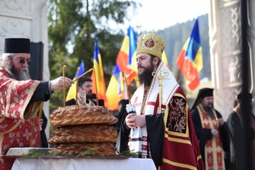 Slujba de pomenire a fost săvârșită de PS Episcop Vicar Damaschin Dorneanul