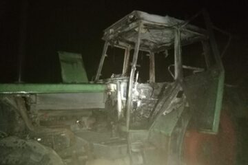 Incendiu pus intenționat la utilajele unui agent economic