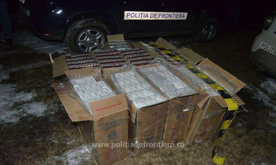 Aproape 7.000 de pachete de țigări capturate în 24 de ore, în zona de munte a județului
