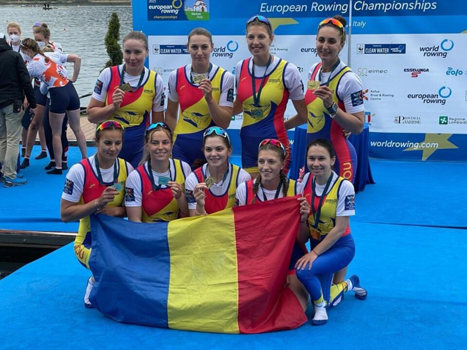 Barca feminină de 8+1, campioană europeană, a avut în echipaj patru sucevence. Foto (Prosport) Barca feminină de 8+1, campioană europeană, a avut în echipaj patru sucevence. Foto (Prosport)