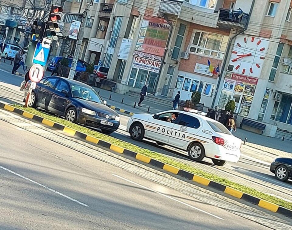 Șoferul sucevean circulând pe contrasens. Foto: www.botosaninews.ro