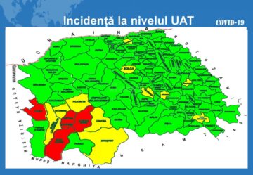 Incidența cazurilor la nivelul unităților administrativ-teritoriale