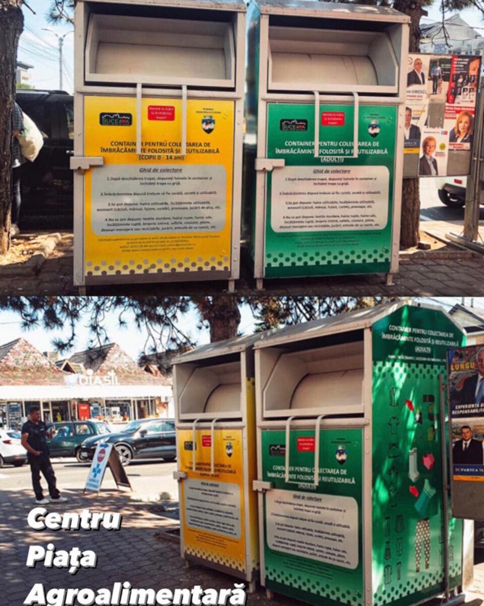 Sucevenii, încurajați să doneze haine, încălțăminte și jucării prin intermediul punctelor de colectare din oraș
