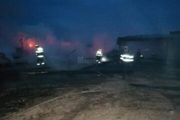 Pagube de 60.000 de euro în urma incendiului de la gaterul din Bilca
