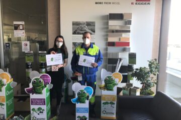 Câștigătorii premiilor I și II ai Campaniei „EGGER Reciclează”