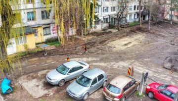 Reabilitare a zonei “La bazin”, pe 2.800 de mp, cu spații verzi și locuri de parcare