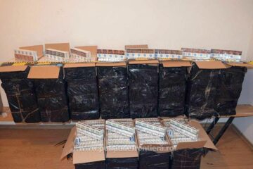 Țigări de contrabandă de 70.000 de lei, abandonate la Brodina
