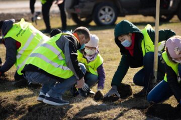 Angajații firmei sucevene UrsPack și-au propus să planteze 50.000 de puieți în acest an
